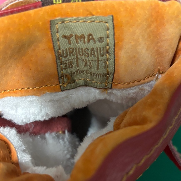 Vibrant Multicolor Lace-Up Women's Boots - Picture 4 of 8